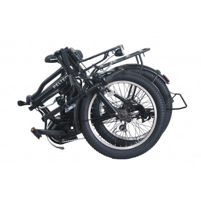 PELTECH X-Adventure20型折り畳み自転車外装6段変速ハイパワーモデルマットブラック【配送不可地域：沖縄県】