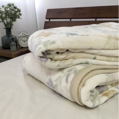 【シングル2枚組】『ほっ』とするやさしい暖かさの綿毛布  SH-36901S-2P