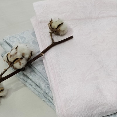 【シングル2枚組】『軽やか』で洗濯しやすい綿100%タオルケット 140×190cm 5164-2P