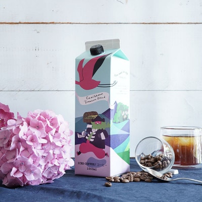 クラッシュドデカフェゼリーとカリビアントレジャーブレンド 2本セット コーヒーゼリー アイスコーヒー