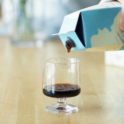 クラッシュドデカフェゼリーとデカフェオレベース【加糖】2本セット 自家焙煎 カフェインレス 季節限定