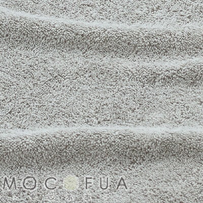 スリムバスタオル2枚セット　スーパーZEROパイル使用(色:グレー)泉州こだわりタオル