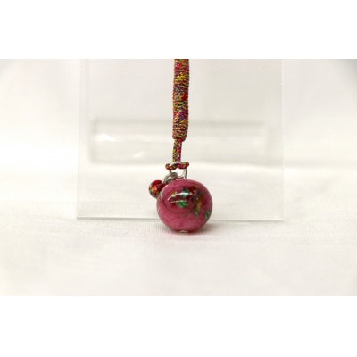 大阪の伝統工芸品「和泉蜻蛉玉(R)」根付ストラップ