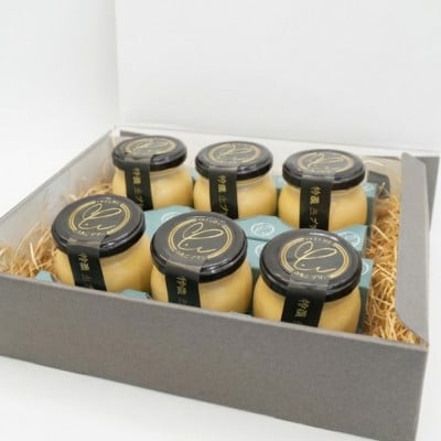 日本一こだわり卵の卵黄のみで作った特濃 生プリン 6個セット【配送不可地域：離島・北海道・沖縄県】