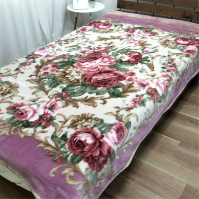 【シングル2枚組】吸湿発熱ふんわりアクリル2枚合わせ毛布  M-6701-2P