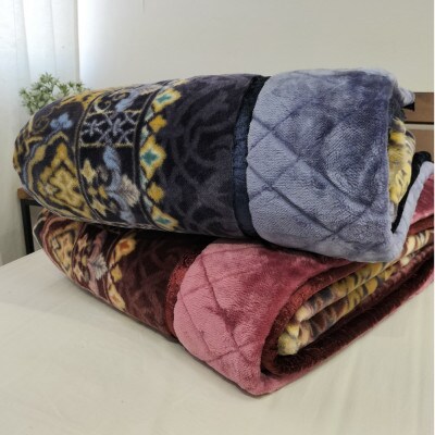 【シングルサイズ】贅沢カシミヤウール混わた入り嵩高毛布 ピンク1枚 CAK-161-PI