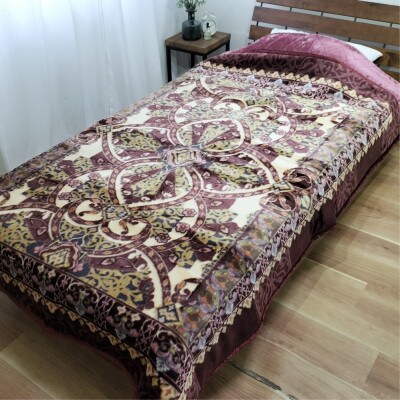 【シングル2枚組】贅沢カシミヤウール混わた入り嵩高毛布  CAK-161-2P