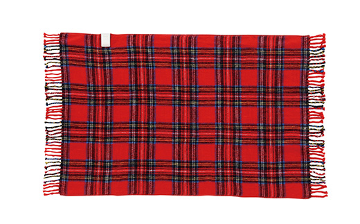 電気ひざかけ　(電気ブランケット)レッド(約140×82cm)