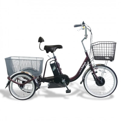 電動アシスト三輪車 前輪20型後輪16型TDR-163Lplus+ 1台