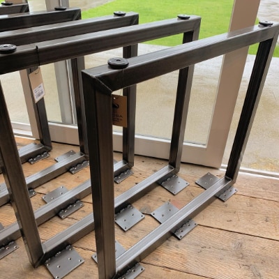 テーブル脚　ロ型(2台セット)COBA(5)