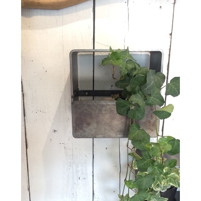 COBA(74)アイアン花器(鉄仮面200角)