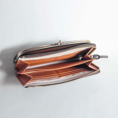 【ハラコ お財布ポシェット 】本革 お財布ショルダー ショルダーバッグ【aw-17nch-ZEB】