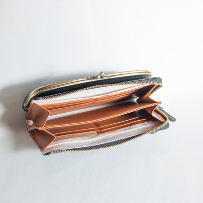 【ハラコ お財布ポシェット 】本革 お財布ショルダー ショルダーバッグ【aw-17nch-DAL】