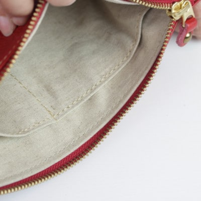 【サコッシュバッグ】ショルダーバッグ 牛革 本革 斜めがけ 薄型【ak-53nns-RD】