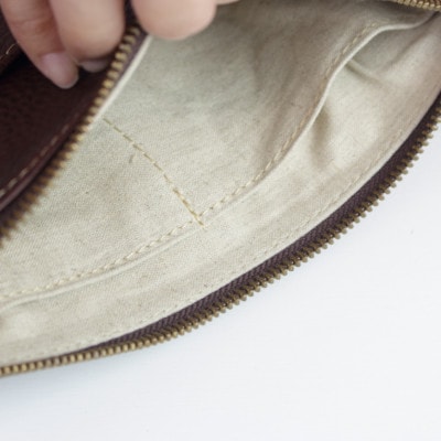 【サコッシュバッグ】ショルダーバッグ 牛革 本革 斜めがけ 薄型【ak-53nns-BR】