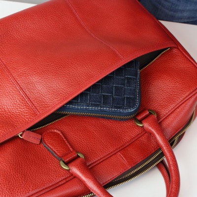 【ビジネスバッグ】本革 ビジネスブリーフ 通勤バッグ 2way 通勤/OL【at-17ns-RD】