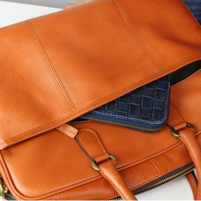 【ビジネスバッグ】本革 ビジネスブリーフ 通勤バッグ 2way 通勤/OL【at-17ns-CA】