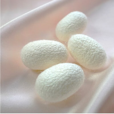 【Sサイズ 35×50cm】シルク100%和泉木綿枕パッド　ピンク1枚　SSM-3S-PI