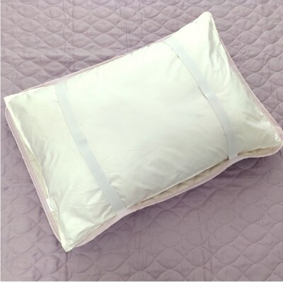 【Mサイズ 43×63cm】艶やかリネン100%枕パッド1枚 ラベンダー LIN-4363-RA