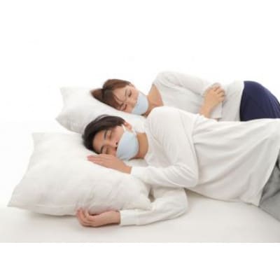 一度使うと手放せないおやすみのど楽マスク　ゆったりサイズ　ピンク