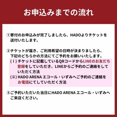 HADO体験会(60分) チケット 6人分　エコール・いずみ 大阪