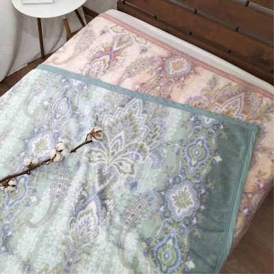 【シングルサイズ】オールシーズンふんわりやわらか綿毛布 ピンク1枚   MO-110-PI