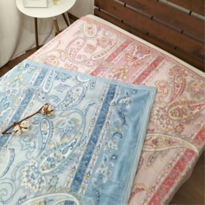 【シングルサイズ】オールシーズンふんわりやわらか綿毛布 ピンク1枚   MO-111-PI