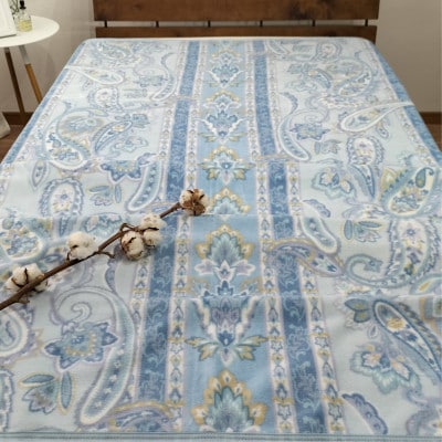 【シングルサイズ2枚組】オールシーズンふんわりやわらか綿毛布   MO-111-2P