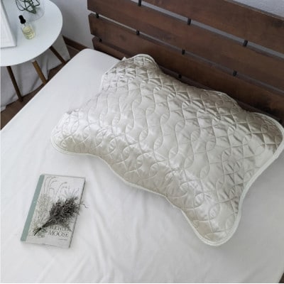 プレミアムシルク100%リバーシブル枕パッド 【43×63cm】アイボリー4363RMPIV