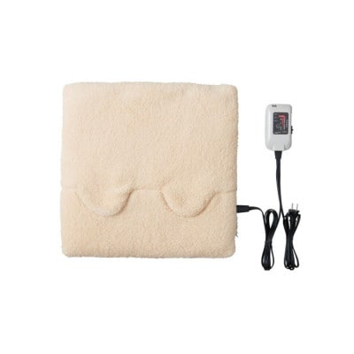 洗えるカバー付きホットマルチヒーター　アイボリー