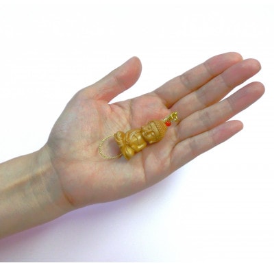 仏陀(ブッダ)の根付ストラップ〈悟り〉