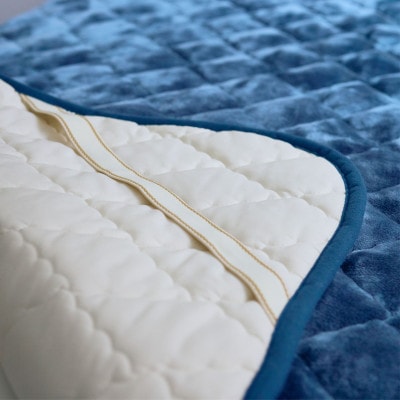 【アクリル敷きパッド 極暖 吸湿発熱 シングルサイズ ディープグリーン】100×205cm 大阪府和