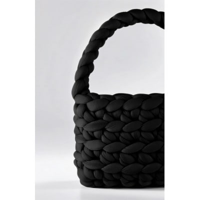 ブラック バゲット バッグ