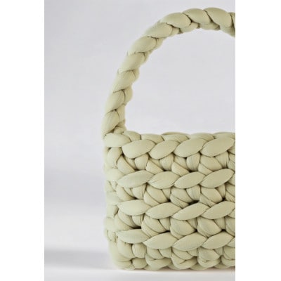 クリームバゲットバッグ