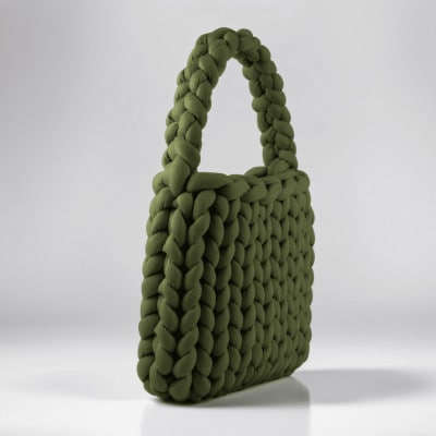 グリーン トートバッグ