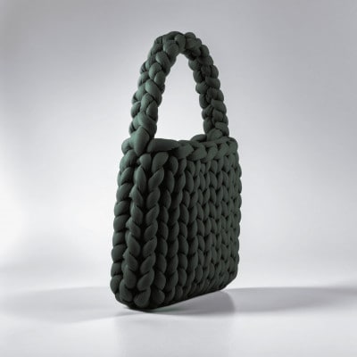 ダークグレー トートバッグ