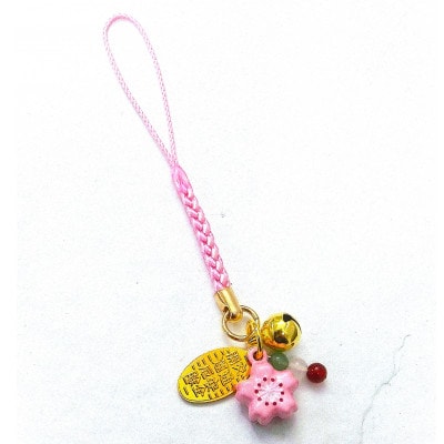 さくら鈴のにぎやか根付ストラップ