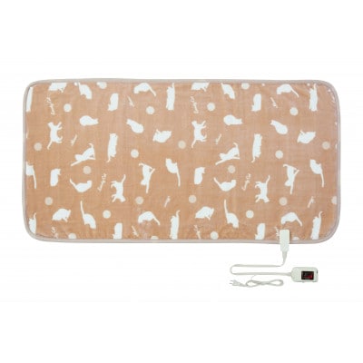 あったか電気ブランケット(ベージュ)(約140×70cm)