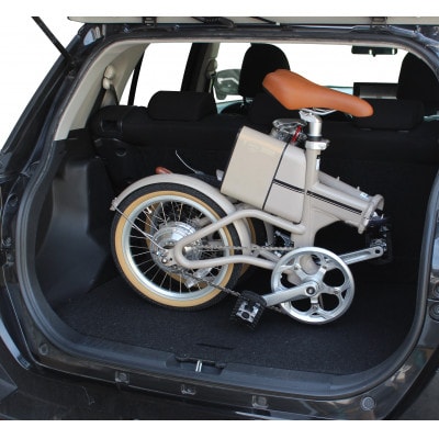 電動アシストオリタタミ自転車　tabico　mini　デザートブラウン【配送不可地域：沖縄県】