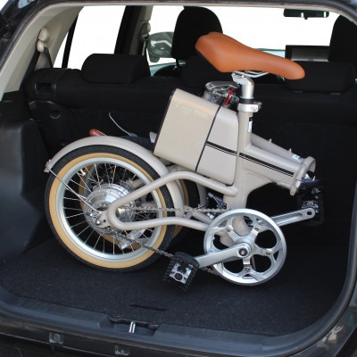 電動アシストオリタタミ自転車　tabico　mini　メイプルレッド【配送不可地域：沖縄県】