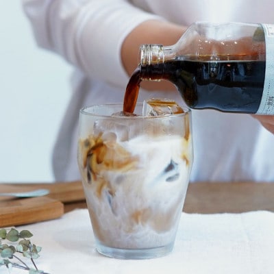 デカフェオレ・ベース 【加糖・無糖】2本セット 自社焙煎 カフェインレスのカフェオレの素