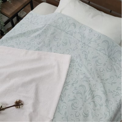 【シングル2枚組】『軽やか』で洗濯しやすい綿100%タオルケット 140×190cm 5164-2P