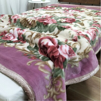 【シングルサイズ】吸湿発熱ふんわりアクリル2枚合わせ毛布 ピンク1枚  M-6701-PI