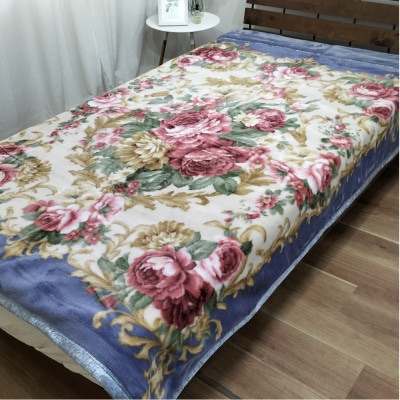 【シングル2枚組】吸湿発熱ふんわりアクリル2枚合わせ毛布  M-6701-2P