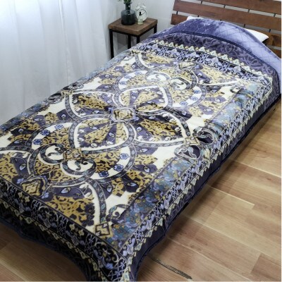 【シングル2枚組】贅沢カシミヤウール混わた入り嵩高毛布  CAK-161-2P