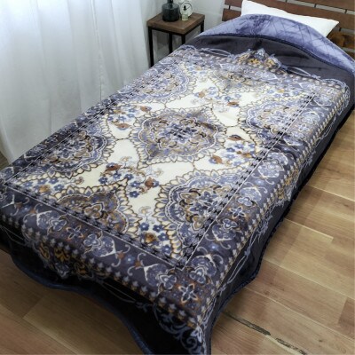 【シングル2枚組】贅沢カシミヤウール混わた入り嵩高毛布  CAK-162-2P