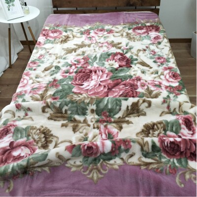 【シングルサイズ】洗える 吸湿発熱 軽量あったか毛布 ピンク1枚　MO-6062-PI