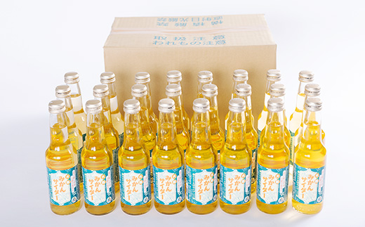 和泉市産みかんを使用!道の駅で大好評のみかんサイダーを24本セットで!