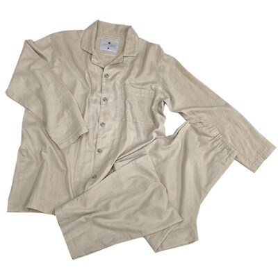 ガーゼパジャマ(男女兼用XLサイズ)＆ダウンピロー(羽毛枕)＆ピローケース2枚 カラーSP