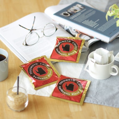 辻本珈琲で人気のおすすめコーヒー ほろにがブレンド100杯 自家焙煎